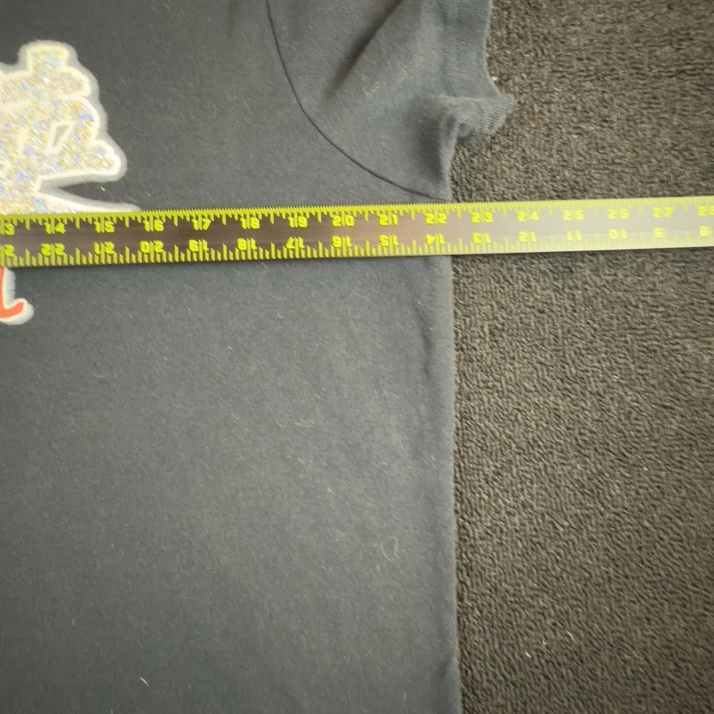 Vintage Women's Black Graphic‎ M. Fasis By California Blue Size 2XL